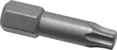 Wera - 1/4" Drive T25 Torx Screwdriver Bit - 1" OAL, Insert Bit - A1 Tooling