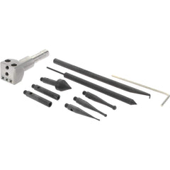 Height Gage Probes & Scribes; Product Type: Height Gage Probe Accessory Kit; For Use With: TESA MICRO-HITE and TESA TESA-HITE Electronic Height Gages; Mounting Rod Diameter: 8 mm; 6 mm; 4 mm; Material: Carbide; Stainless Steel; Tungsten Carbide; For Use W