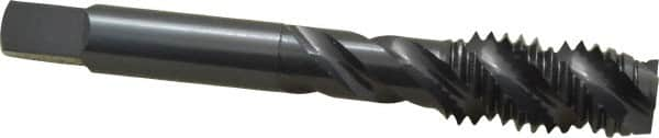 OSG - 1/2-13 UNC 3 Flute 3B Plug Spiral Flute Tap - High Speed Steel, Oxide Finish, 3-3/8" OAL, Right Hand Flute, Right Hand Thread, H3, Series 107 - A1 Tooling