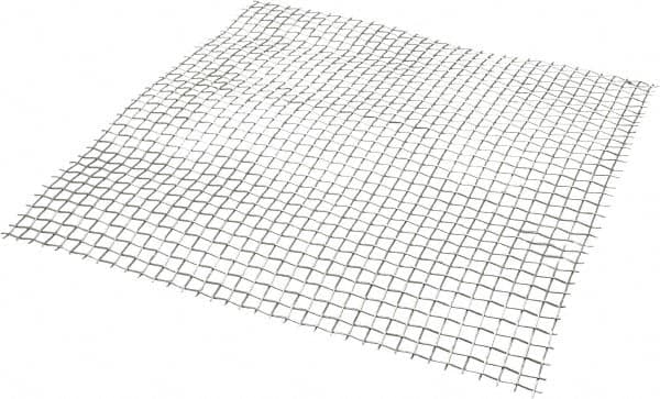 Value Collection - 18 Gage, 0.047 Inch Wire Diameter, 3 x 3 Mesh per Linear Inch, Stainless Steel, Welded Fabric Wire Cloth - 0.287 Inch Opening Width, 12 Inch Wide x 12 Inch Stock Length - A1 Tooling