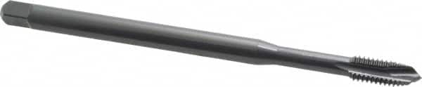 OSG - 3/8-16 UNC 3 Flute H3 Oxide Finish Vanadium High Speed Steel Spiral Point Extension Tap - Plug Chamfer, 6" OAL, 3B Class of Fit - A1 Tooling