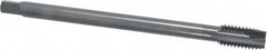 OSG - 1/2-13 UNC 3 Flute H3 Oxide Finish Vanadium High Speed Steel Spiral Point Extension Tap - Plug Chamfer, 6" OAL, 3B Class of Fit - Exact Industrial Supply