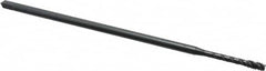 OSG - #10-24 UNC 3 Flute H3 Oxide Finish Vanadium High Speed Steel Spiral Flute Extension Tap - Modified Bottoming Chamfer, 6" OAL, 2B/3B Class of Fit - A1 Tooling