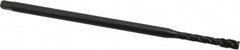 OSG - 1/4-28 UNF 3 Flute H3 Oxide Finish Vanadium High Speed Steel Spiral Flute Extension Tap - Modified Bottoming Chamfer, 6" OAL, 3B Class of Fit - A1 Tooling