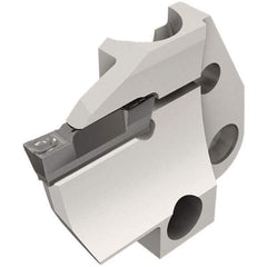 Iscar - 4mm Groove Width, 14mm Max Depth of Cut, Left Hand Cut, HFPAD Indexable Grooving Blade - DGN/DGNC/DGNM-C, DGNM-J/JS/JT, DGN-UT/UA, GRIP, HFPR/L, HGPL Insert Style, Series Modular Grip - A1 Tooling