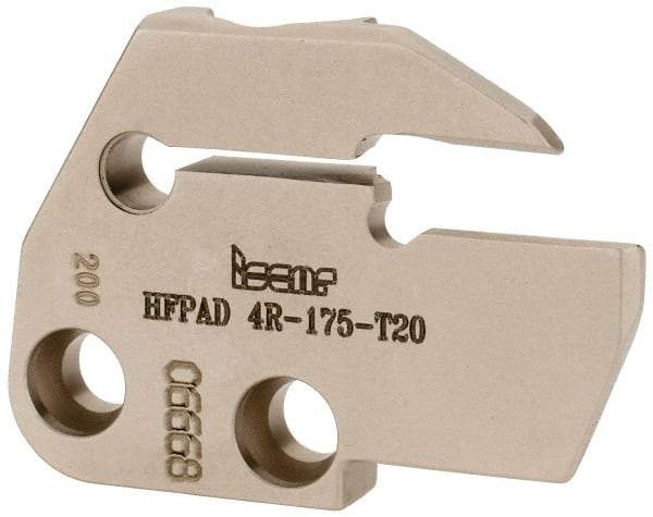 Iscar - 4mm Groove Width, 20mm Max Depth of Cut, Right Hand Cut, HFPAD Indexable Grooving Blade - DGN/DGNC/DGNM-C, DGNM-J/JS/JT, DGN-UT/UA, GRIP, HFPR/L, HGPL Insert Style, Series Modular Grip - A1 Tooling