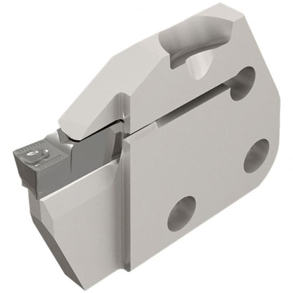 Iscar - Left Hand Cut, 6.35mm Insert Width, Cutoff & Grooving Support Blade for Indexables - 12mm Max Depth of Cut, 6mm Head Projection - A1 Tooling