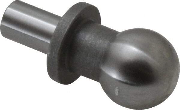 Gibraltar - 12mm Ball Diam, 6mm Shank Diam, Steel Inspection Tooling Ball - Thread Shank, 22mm Ball Center to Shank Bottom, 12mm Ball Center to Shoulder Bottom, with Shoulder - A1 Tooling