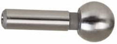 Gibraltar - 1/4" Ball Diam, 1/8" Shank Diam, Steel Inspection Tooling Ball - Slip-Fit Shank, 9/16" Ball Center to Shank Bottom - A1 Tooling