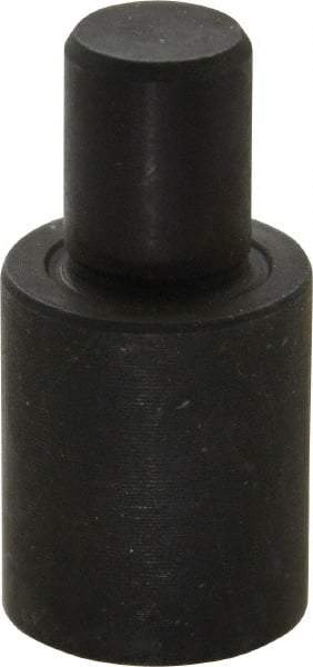 Gibraltar - 1-1/4" OAL, 3/4" Head Height, 5/8" OD, Hardened Steel, Ground, Press Fit Rest Button - Black Oxide Coating, 3/8" Pin Diam, 1/2" Long Pin - A1 Tooling