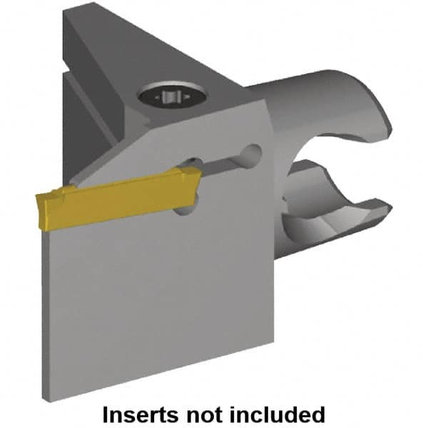 Kennametal - A4..03.. Insert, 30mm Head Length, 3mm Min Groove Width, Modular Grooving Cutting Unit Head - Right Hand Cut, System Size KM20, Series A4, KM Mini - A1 Tooling