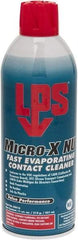 LPS - 11 Ounce Aerosol Contact Cleaner - 0°F Flash Point, Flammable, Food Grade, Plastic Safe - A1 Tooling