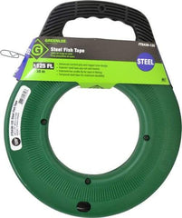 Greenlee - 125 Ft. Long x 1/8 Inch Wide, 0.045 Inch Thick, Steel Fish Tape - 400 Lb. Pulling Strength, Includes Case - A1 Tooling