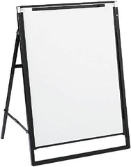 Quartet - 36" High x 24" Wide Erasable Melamine Marker Boards - Steel Frame, 30-1/2" Deep, Includes One Quartet Dry-Erase Marker - A1 Tooling