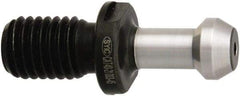 Techniks - CAT40 Taper, 45° Angle Radius, Standard Retention Knob - 0.74" Knob Diam - Exact Industrial Supply