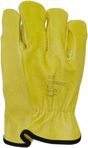 Salisbury by Honeywell - Class 0, Size M (7), 10" Long, Cowhide Leather Protector - Tan - A1 Tooling