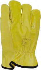 Salisbury by Honeywell - Class 0, Size M (7), 10" Long, Cowhide Leather Protector - Tan - A1 Tooling