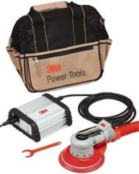 3M - 6 Inch Pad, 10,000 OPM, Electric Orbital Sander - Round, Palm Sander, 5 Amps - A1 Tooling