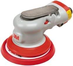 3M - 12,000 OPM, 17 CFM Air Consumption, 90 psi Air Pressure, Palm Air Orbital Sander - Round Pad, - A1 Tooling