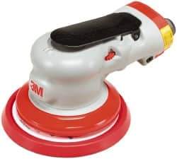 3M - 12,000 OPM, 17 CFM Air Consumption, 90 psi Air Pressure, Palm Air Orbital Sander - Round Pad, - A1 Tooling