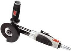 3M - 4" Wheel Diam, 18,000 RPM, Pneumatic Cutoff & Cutoff-Grinder Tool - Right Angle Handle, 3/8 NPT Inlet - A1 Tooling