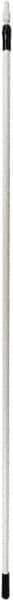 Remco - 189 x 1-1/4" Fiberglass Squeegee Handle - European Threaded Connection, White, Telescoping - A1 Tooling