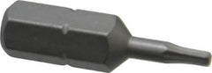 Wera - 1/16" Hex Screwdriver Bit - 1/4" Drive, 1" OAL - A1 Tooling