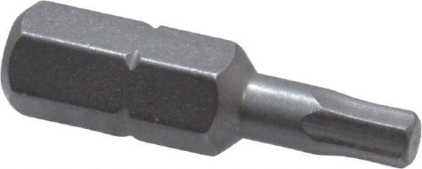 Wera - 1/8" Hex Screwdriver Bit - 1/4" Drive, 1" OAL - A1 Tooling