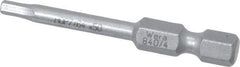 Wera - 7/64" Hex Bit - 1/4" Hex Drive, 2" OAL - A1 Tooling