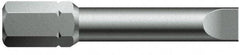 Wera - 5/16" x 0.046" Blade, 5/16" Drive Slotted Screwdriver Bit - 1-17/32" OAL - A1 Tooling