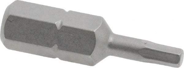 Wera - 2.5mm Hex Screwdriver Bit - 1/4" Drive, 1" OAL - A1 Tooling