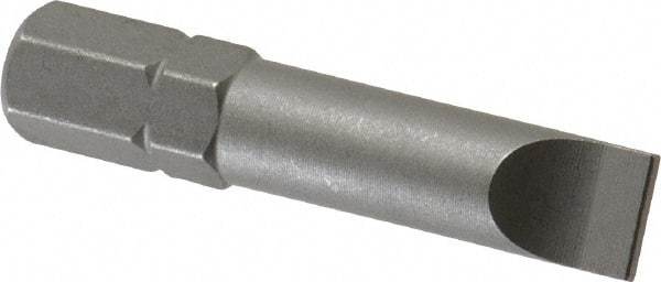 Wera - 5/16" x 0.05" Blade, 5/16" Drive Slotted Screwdriver Bit - 1-17/32" OAL - A1 Tooling