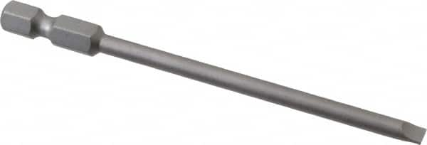 Wera - 5/32" Slotted Screwdriver Bit - 1/4" Hex Drive, 3-1/2" OAL - A1 Tooling