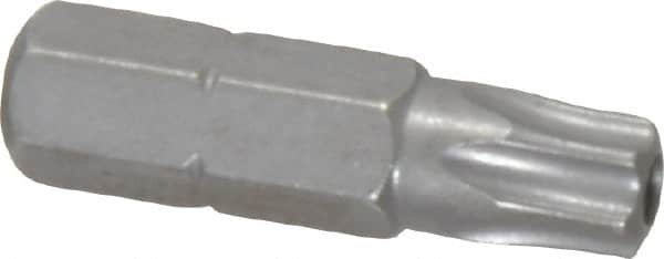 Wera - 1/4" Drive T30 Tamperproof Torx Screwdriver Bit - 1" OAL - A1 Tooling