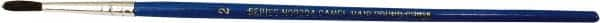 Premier Paint Roller - #4 Polyester Artist's Paint Brush - 1/4" Wide, 1/2" Bristle Length, 5" Wood Handle - A1 Tooling