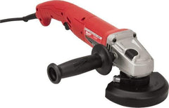 Milwaukee Tool - 5" Wheel Diam, 11,000 RPM, Corded Angle & Disc Grinder - 5/8-11 Spindle, 120 Volts, 11 Amps - A1 Tooling