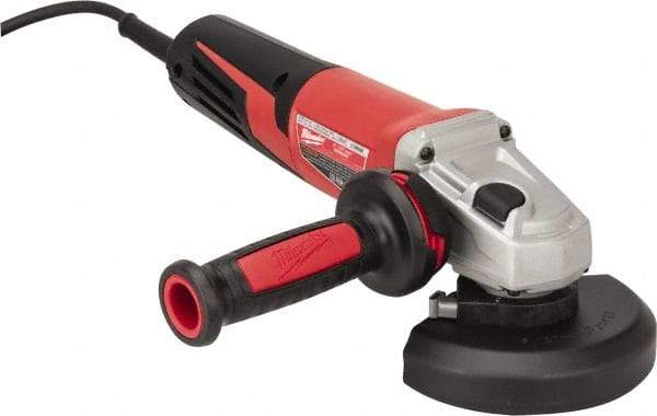 Milwaukee Tool - 5" Wheel Diam, 2,800 to 11,000 RPM, Corded Angle & Disc Grinder - 5/8-11 Spindle, 120 Volts, 13 Amps - A1 Tooling