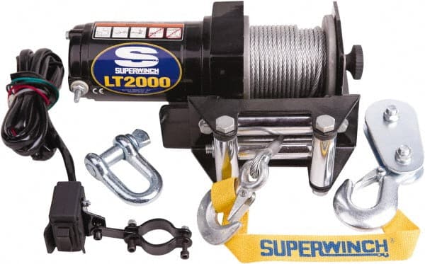 Superwinch - 2,000 Lb Capacity, 50' Cable Length, ATV Winch - A1 Tooling