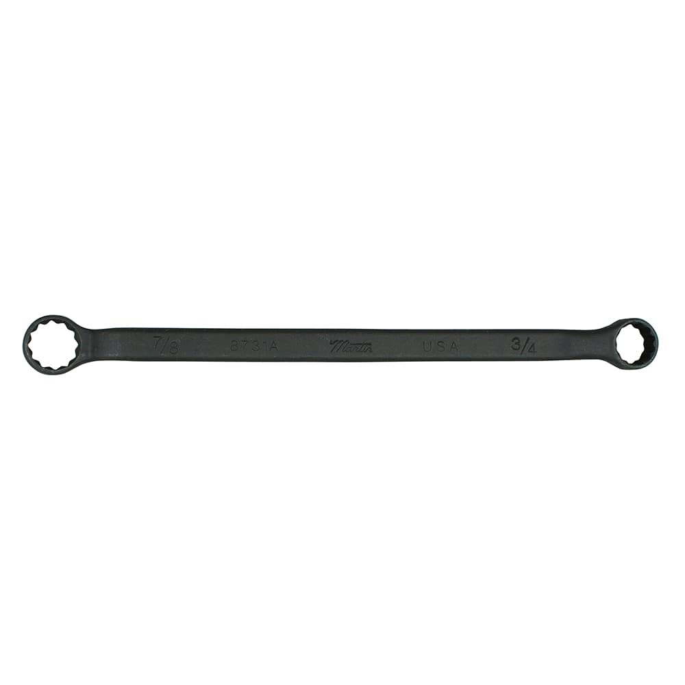 Martin Tools - Box Wrenches; Wrench Type: Offset; Box ; Tool Type: Double Box End ; Size (Inch): 1-1/16 x 1-1/4 ; Number of Points: 12 ; Head Type: Box End ; Finish/Coating: Chrome - Exact Industrial Supply