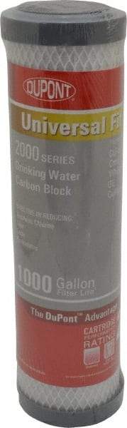 Dupont - 2" OD, 5µ, Universal Drinking Water Carbon Block Cartridge Filter - 10" Long, Reduces Tastes, Odors & Chlorine - A1 Tooling