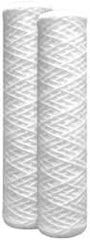 Dupont - 2" OD, 15µ, String Wound Universal String Wound 2 Pack Cartridge Filter - 10" Long, Reduces Sediments & Rust - A1 Tooling