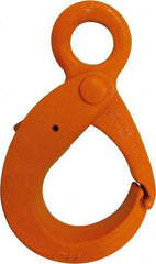 CM - Chain Grade 100, 8,800 Lbs. Load Limit Eye Latchlok Hook - 2.27 Inch Hook Throat, 6.65 Inch Reach, 1.36 Inch Eye Inside Diameter, 3/8 Inch Chain Diameter, 7.72 Inch Overall Length, 0.59 Inch Eye Thickness - A1 Tooling