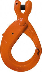 CM - 9/32 Inch Chain Diameter, Grade 100 Clevis Hook - 4,300 Lbs. Load Capacity, 0.35 Inch Inside Diameter, 0.36 Inch Pin Diameter, 1.64 Inch Hook Throat, 5.74 Inch Overall Length, 3.77 Inch Hook Width - A1 Tooling