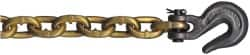 CM - 3/8" Welded Standard Link Chain - 6,600 Lb Capacity, Grade 70, 20' Long, Yellow Chromate Finish - A1 Tooling