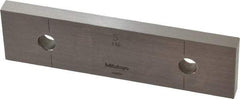 Mitutoyo - 5" Rectangular Steel Gage Block - Accuracy Grade 0, Includes Certificate of Inspection - A1 Tooling