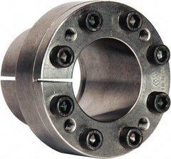 Climax Metal Products - M4 Thread, 3/8" Bore Diam, 0.63" OD, Shaft Locking Device - 4 Screws, 2,191 Lb Axial Load, 1.142" OAW, 0.551" Thrust Ring Width, 34 Ft/Lb Max Torque - A1 Tooling