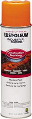 Rust-Oleum - 15 fl oz Orange Marking Paint - Water-Based Formula - A1 Tooling