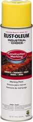 Rust-Oleum - 15 fl oz Yellow Marking Paint - Water-Based Formula - A1 Tooling