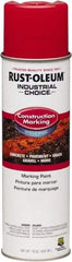 Rust-Oleum - 15 fl oz Red Marking Paint - Water-Based Formula - A1 Tooling