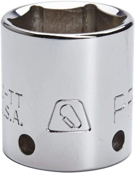 Proto - 5/16", 3/8" Drive, Standard Hand Socket - 12 Points, 1-3/32" OAL, Steel, Chrome Finish - A1 Tooling